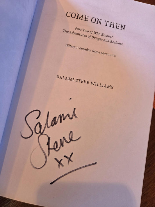 Title page signed by Salami Steve