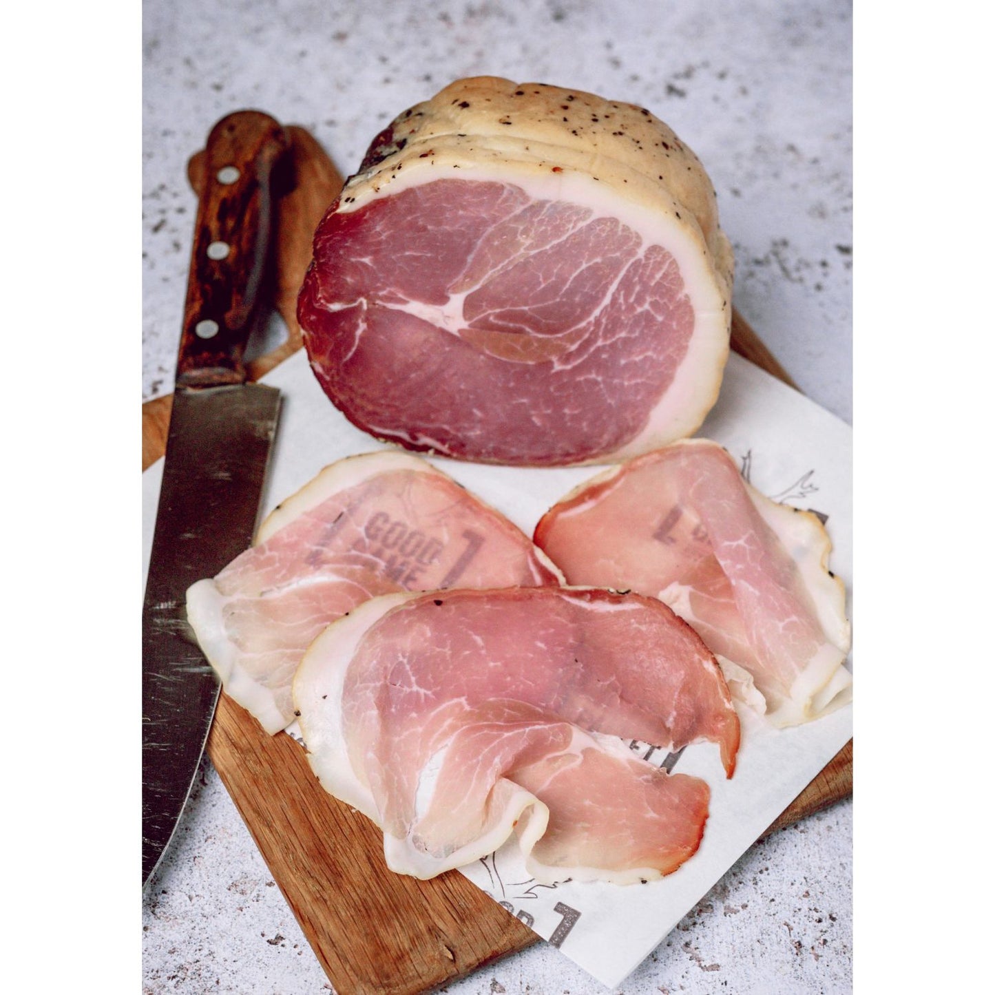 Culatello - sliced