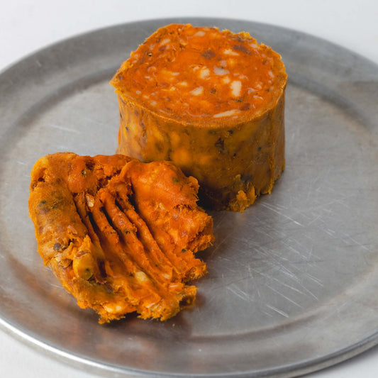 Kingsplay Wagyu Nduja, whole piece with soft spreadable centre shown